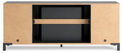 Cayberry 60" TV Stand with Electric Fireplace - Bargain Furniture (Detroit, MI)