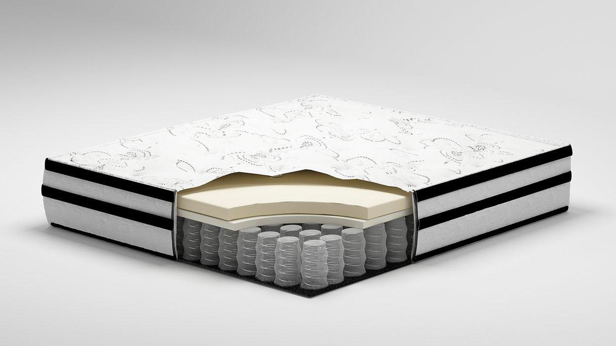 Chime 10 Inch Hybrid 2-Piece Mattress Set - Bargain Furniture (Detroit, MI)