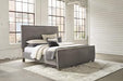 Krystanza Upholstered Bed - Bargain Furniture (Detroit, MI)
