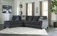 Abinger 2-Piece Sleeper Sectional with Chaise - Bargain Furniture (Detroit, MI)