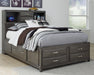 Caitbrook Storage Bed with 7 Drawers - Bargain Furniture (Detroit, MI)