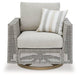 Seton Creek Outdoor Swivel Lounge with Cushion - Bargain Furniture (Detroit, MI)