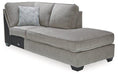 Altari 2-Piece Sleeper Sectional with Chaise - Bargain Furniture (Detroit, MI)