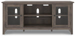 Arlenbry 60" TV Stand with Electric Fireplace - Bargain Furniture (Detroit, MI)