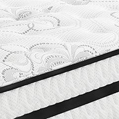Chime 10 Inch Hybrid 2-Piece Mattress Set - Bargain Furniture (Detroit, MI)