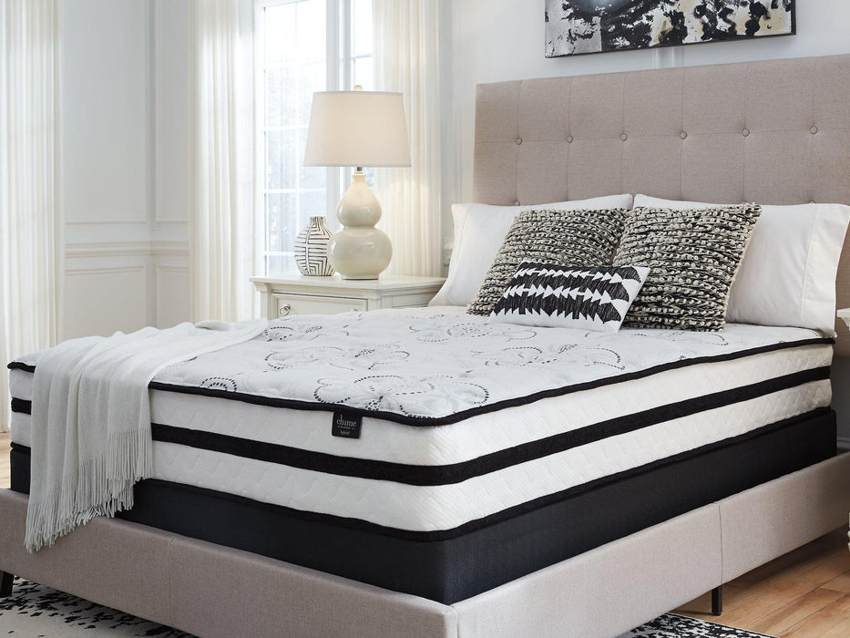 Chime 10 Inch Hybrid 2-Piece Mattress Set - Bargain Furniture (Detroit, MI)