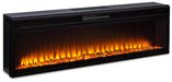 Naydell 92" TV Stand with Electric Fireplace - Bargain Furniture (Detroit, MI)