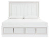Chalanna Upholstered Storage Bed - Bargain Furniture (Detroit, MI)