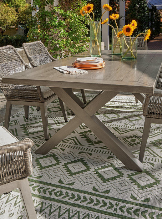 Beach Front Outdoor Dining Set - Bargain Furniture (Detroit, MI)