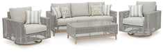 Seton Creek Outdoor Upholstery Set - Bargain Furniture (Detroit, MI)