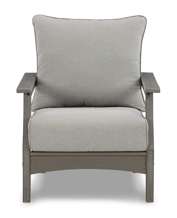 Visola Outdoor Sofa and Loveseat Set - Bargain Furniture (Detroit, MI)
