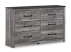 Bronyan Dresser and Mirror - Bargain Furniture (Detroit, MI)