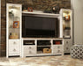 Willowton 4-Piece Entertainment Center - Bargain Furniture (Detroit, MI)