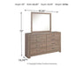 Culverbach Dresser and Mirror - Bargain Furniture (Detroit, MI)