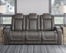 HyllMont Power Reclining Sofa - Bargain Furniture (Detroit, MI)