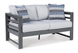 Amora Outdoor Sofa with Cushion - Bargain Furniture (Detroit, MI)