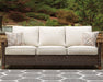 Paradise Trail Outdoor Sofa, Lounge Chairs and Fire Pit Table - Bargain Furniture (Detroit, MI)