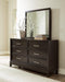 Neymorton Dresser and Mirror - Bargain Furniture (Detroit, MI)