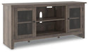 Arlenbry 60" TV Stand with Electric Fireplace - Bargain Furniture (Detroit, MI)