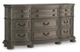 Ardenfield Dresser and Mirror - Bargain Furniture (Detroit, MI)