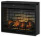 Realyn 74" TV Stand with Electric Fireplace - Bargain Furniture (Detroit, MI)