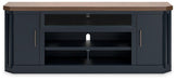 Landocken 83" TV Stand with Electric Fireplace - Bargain Furniture (Detroit, MI)