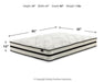 Chime 10 Inch Hybrid Mattress Set - Bargain Furniture (Detroit, MI)