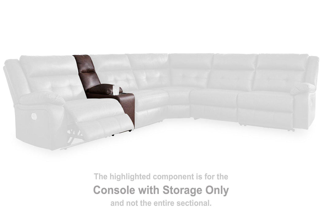 Punch Up Power Reclining Sectional Loveseat with Console - Bargain Furniture (Detroit, MI)