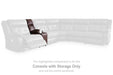 Punch Up Power Reclining Sectional Loveseat with Console - Bargain Furniture (Detroit, MI)