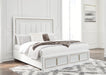 Chalanna Upholstered Storage Bed - Bargain Furniture (Detroit, MI)