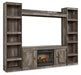 Wynnlow 4-Piece Entertainment Center with Electric Fireplace - Bargain Furniture (Detroit, MI)