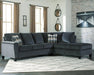 Abinger 2-Piece Sleeper Sectional with Chaise - Bargain Furniture (Detroit, MI)