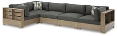 Citrine Park Outdoor Sectional - Bargain Furniture (Detroit, MI)