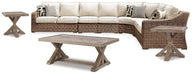 Beachcroft Outdoor Seating Set - Bargain Furniture (Detroit, MI)