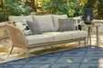 Swiss Valley Outdoor Sofa with Cushion - Bargain Furniture (Detroit, MI)