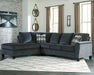 Abinger 2-Piece Sleeper Sectional with Chaise - Bargain Furniture (Detroit, MI)