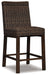 Paradise Trail Outdoor Counter Height Dining Table with 4 Barstools - Bargain Furniture (Detroit, MI)