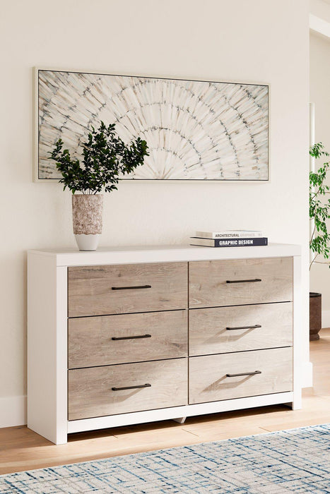 Charbitt Dresser and Mirror - Bargain Furniture (Detroit, MI)