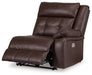 Punch Up Power Reclining Sectional Loveseat with Console - Bargain Furniture (Detroit, MI)