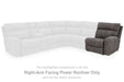Next-Gen DuraPella Power Reclining Sectional Loveseat with Console - Bargain Furniture (Detroit, MI)