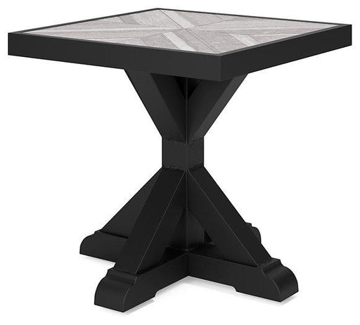 Beachcroft Outdoor End Table - Bargain Furniture (Detroit, MI)