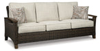 Paradise Trail Outdoor Sofa, Lounge Chairs and Fire Pit Table - Bargain Furniture (Detroit, MI)