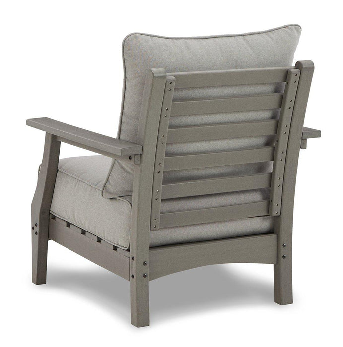 Visola Outdoor Sofa and Loveseat Set - Bargain Furniture (Detroit, MI)