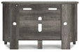 Arlenbry Corner TV Stand with Electric Fireplace - Bargain Furniture (Detroit, MI)