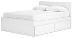 Onita Panel Bed with 2 Side Storage - Bargain Furniture (Detroit, MI)