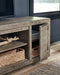Krystanza TV Stand with Electric Fireplace - Bargain Furniture (Detroit, MI)