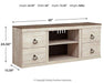 Willowton 60" TV Stand - Bargain Furniture (Detroit, MI)