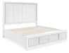 Chalanna Upholstered Storage Bed - Bargain Furniture (Detroit, MI)