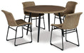 Amaris Outdoor Dining Set - Bargain Furniture (Detroit, MI)