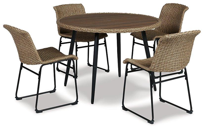 Amaris Outdoor Dining Set - Bargain Furniture (Detroit, MI)